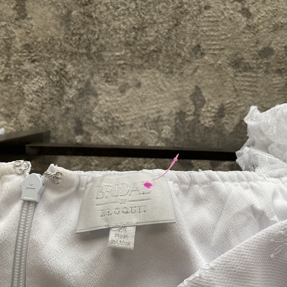 Bridal by ELOQUII Lace Tiered Dress Size 24 - Picture 6 of 10